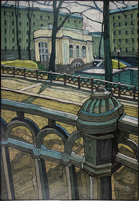 Забиронин Андрей Николаевич. Утро на Патриарших